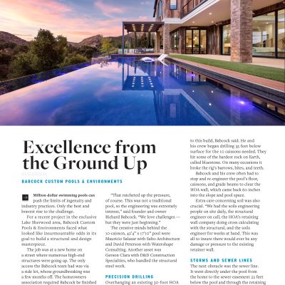 Luxury Pools + Outdoor Living Fall / Winter 2022